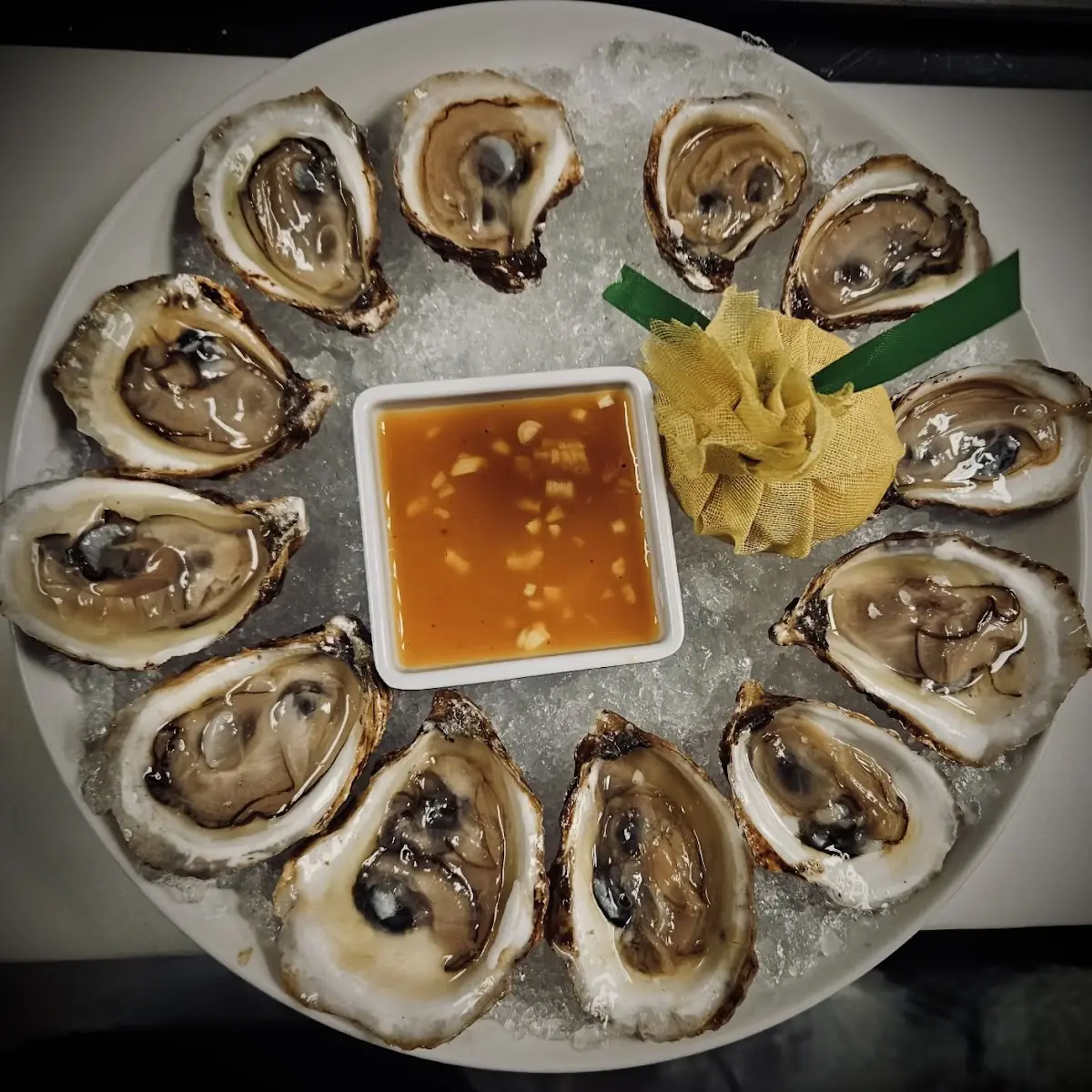 Smoked Oysters on the Half Shell
