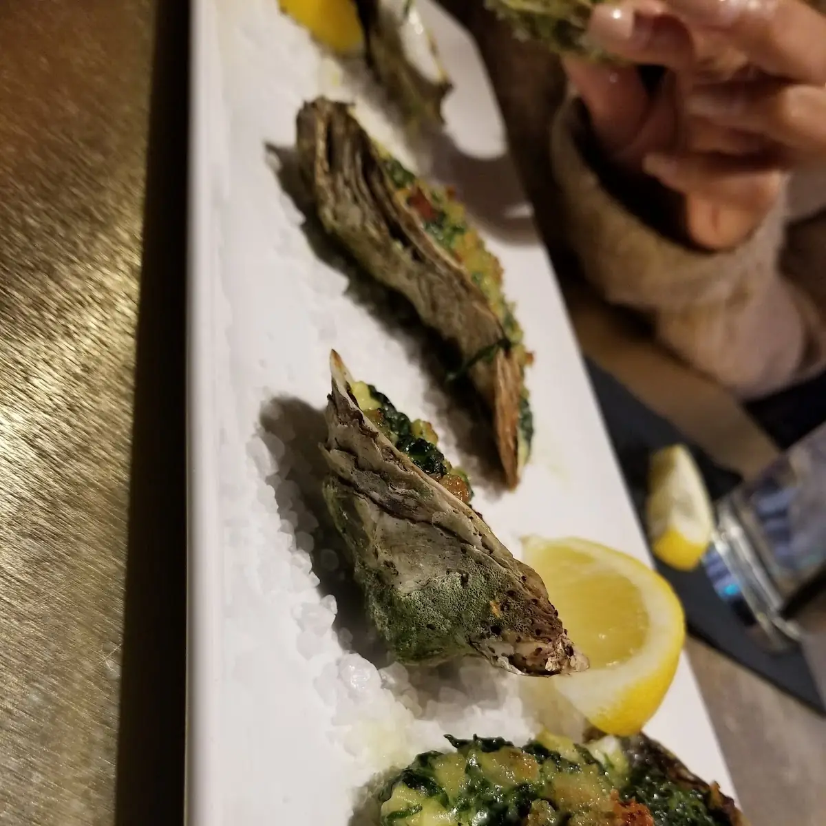 Oysters Rockefeller