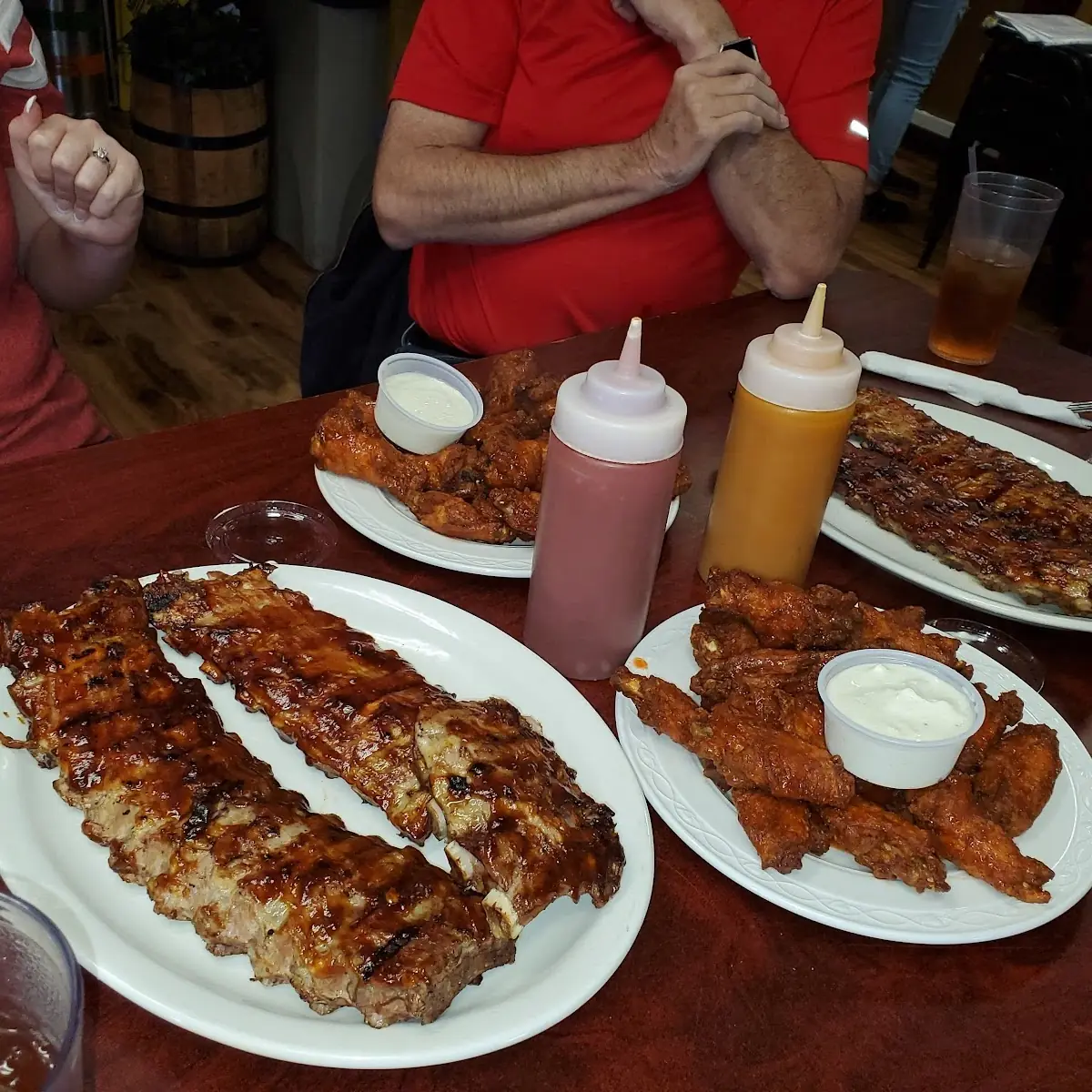 Boneless Wings and Shrimp