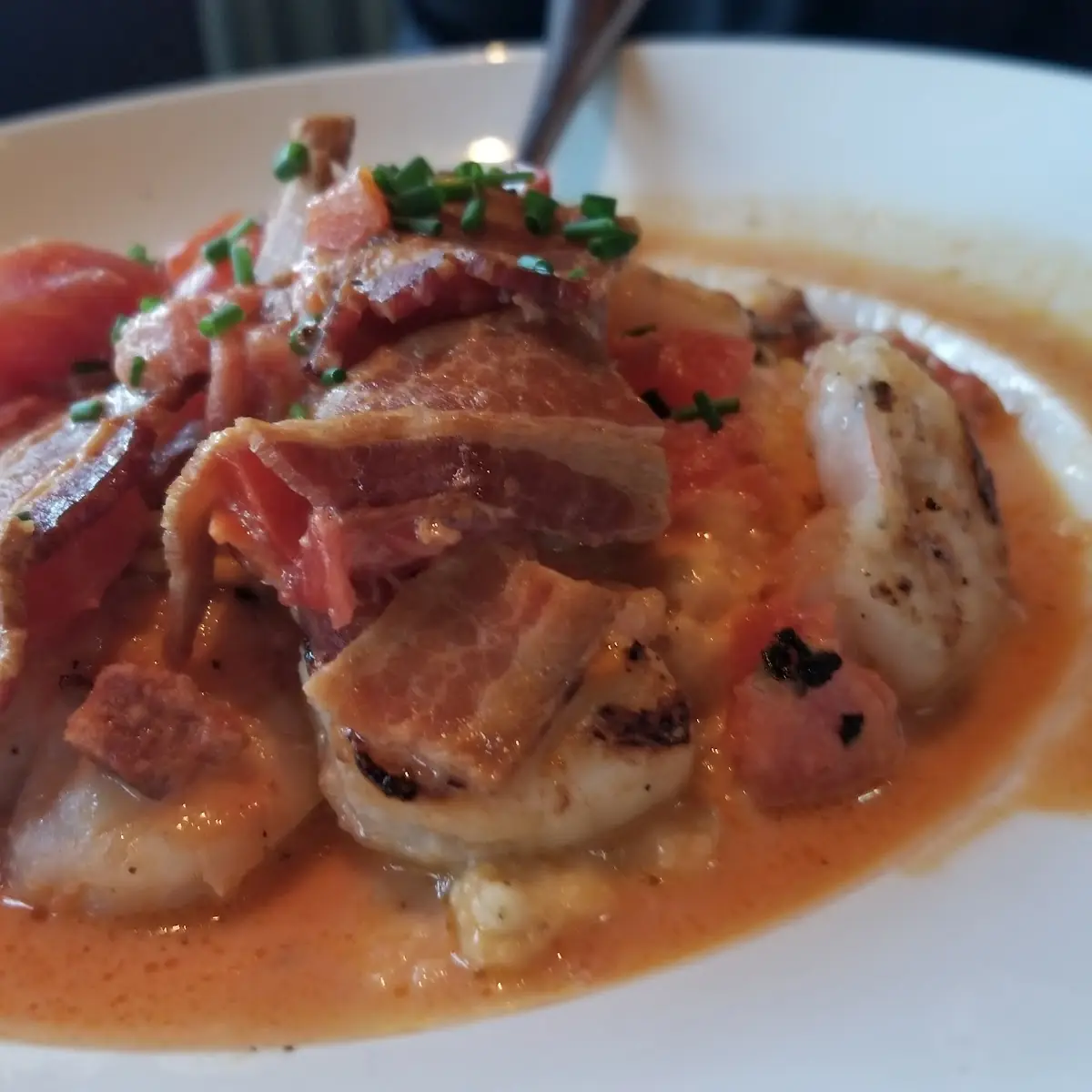 Wood-Grilled Shrimp and Grits
