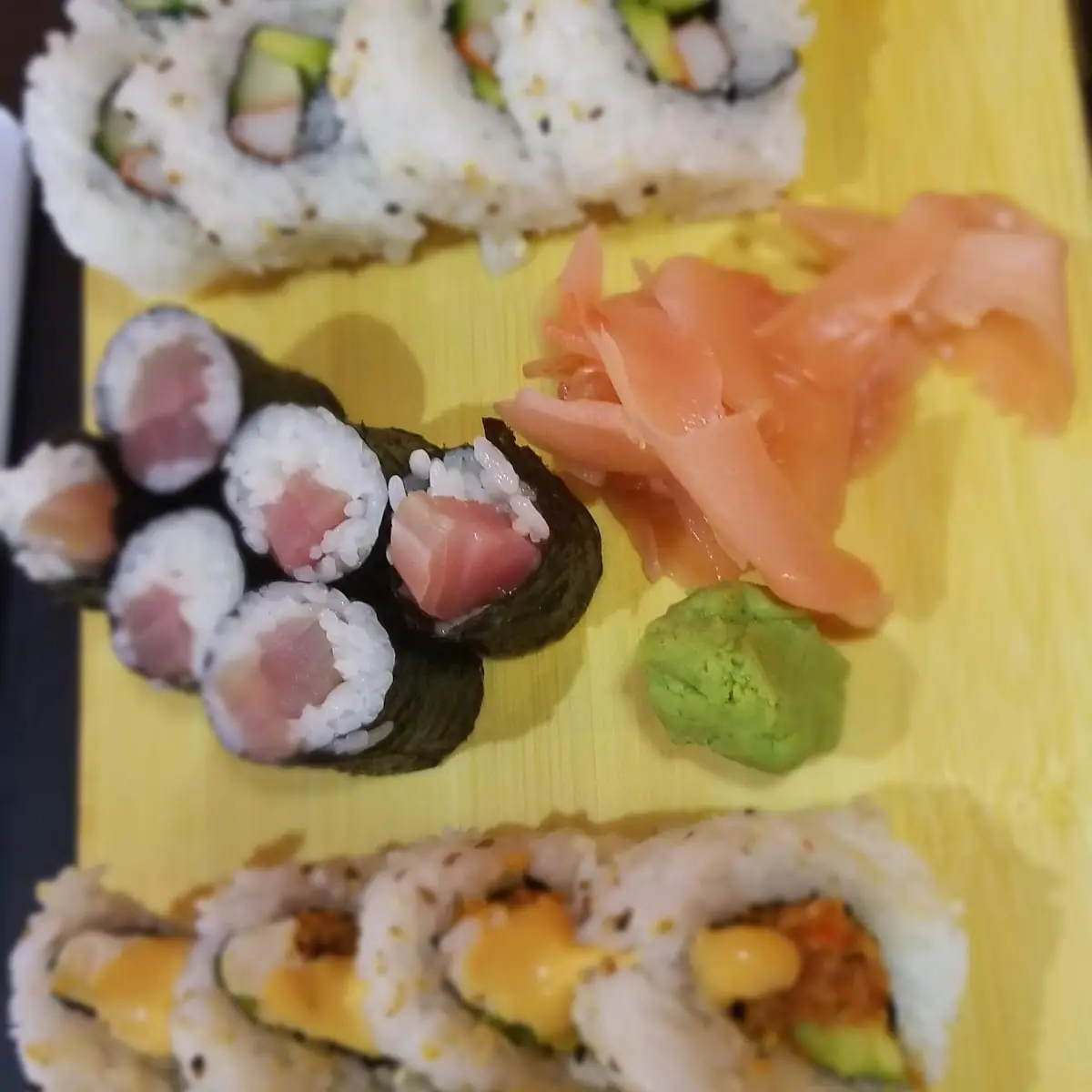 Tuna Roll and California Roll