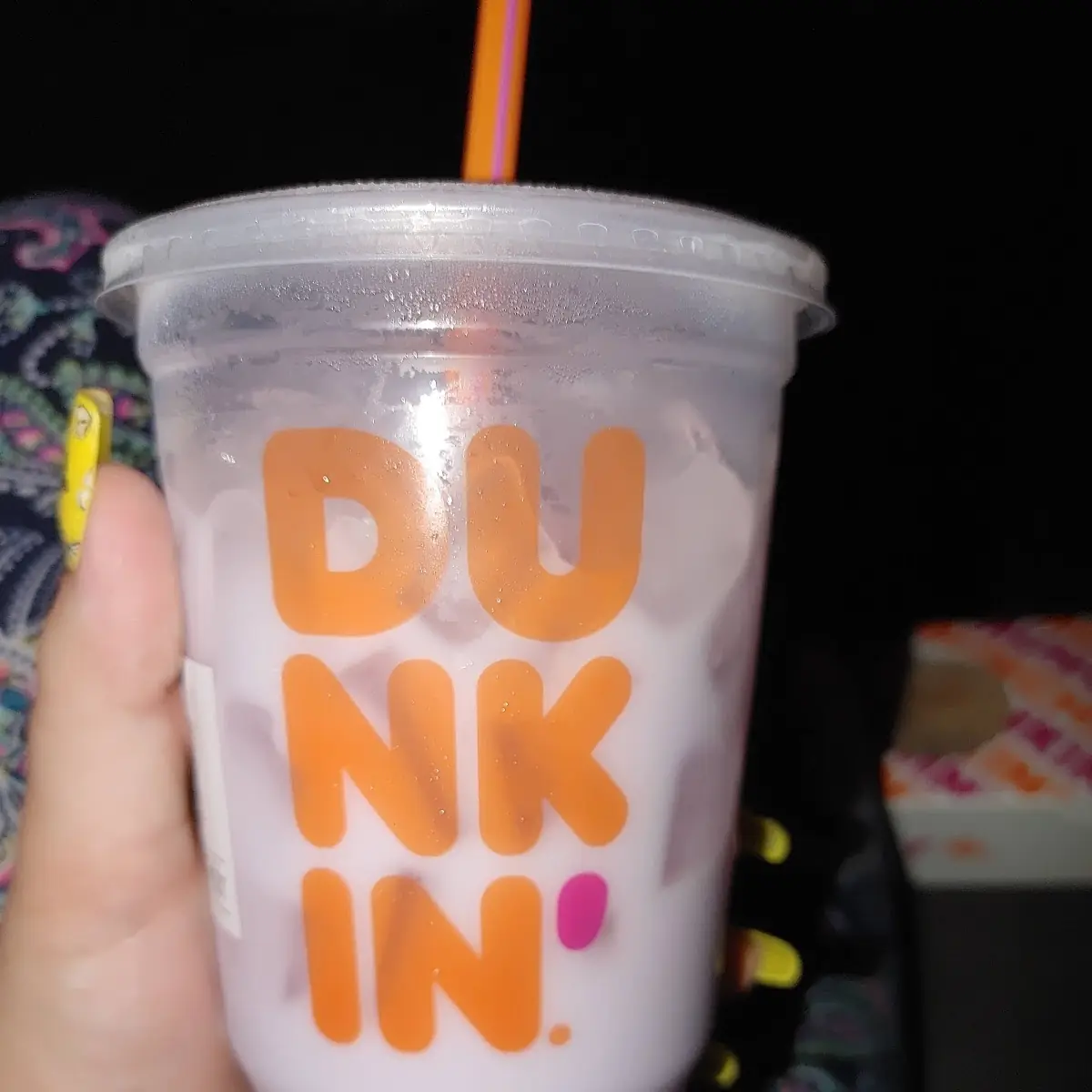 Pink Strawberry Refresher with Coconut Milk