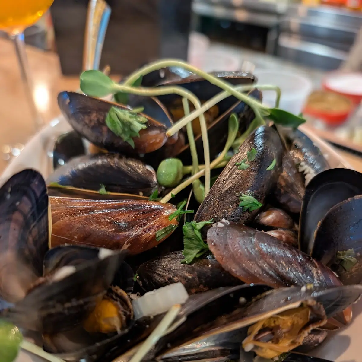 Ceaser Mussels, Seasons By the Sea Bistro