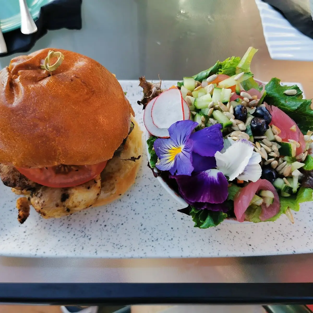 Jerk Chicken Bunwich, Seasons By the Sea Bistro