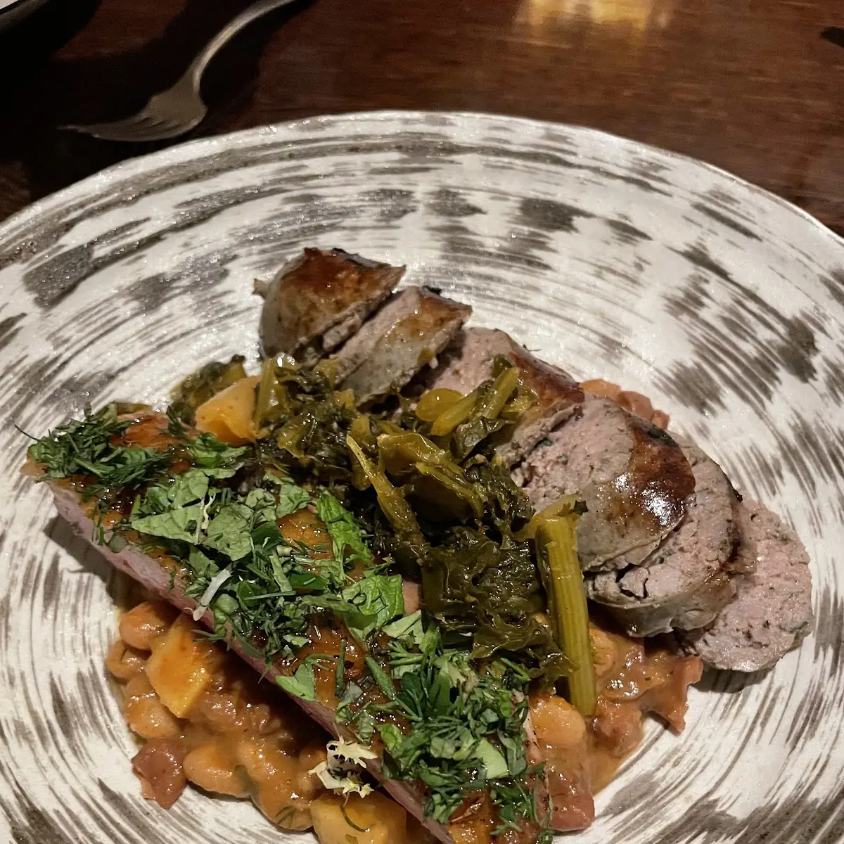Duck Breast & Sausage