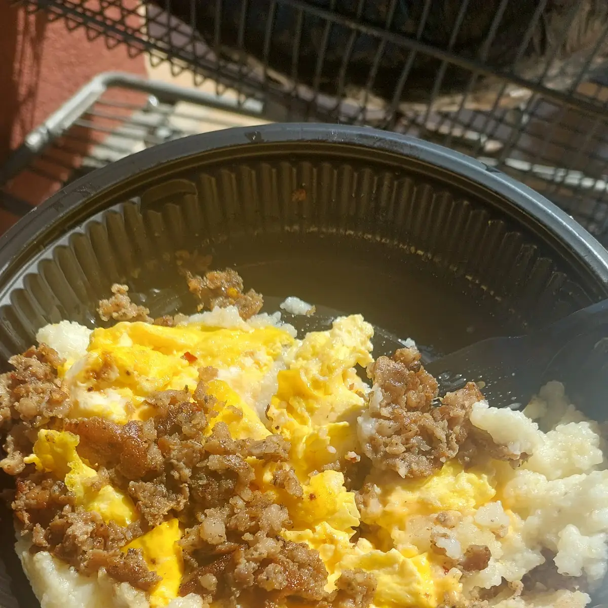 Sausage Egg & Cheese Grits Bowl