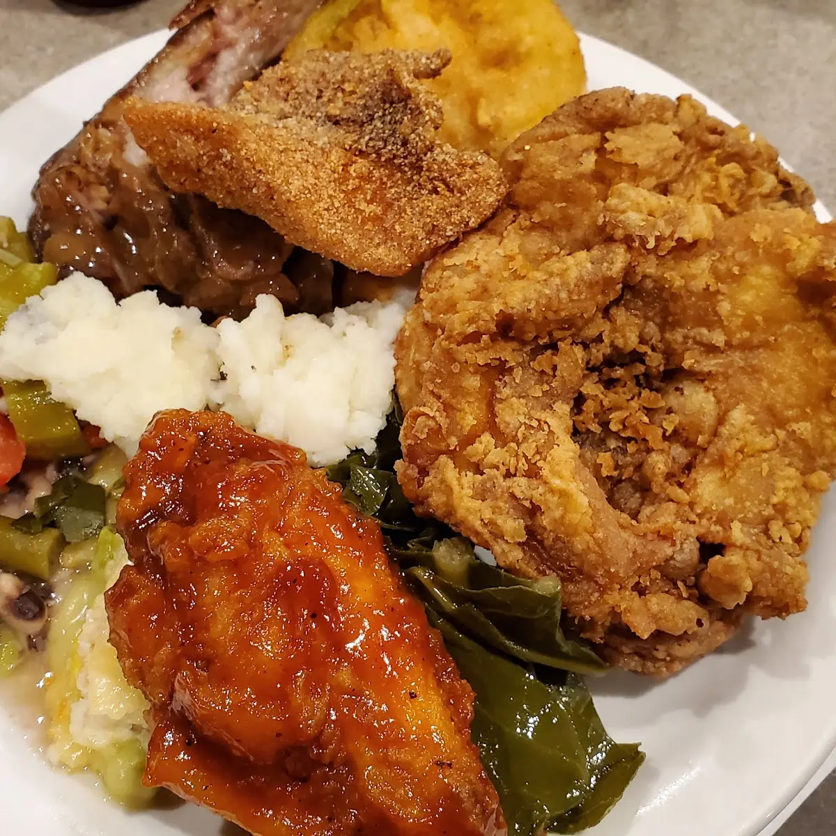 Fried Chicken Mashed Potatoes