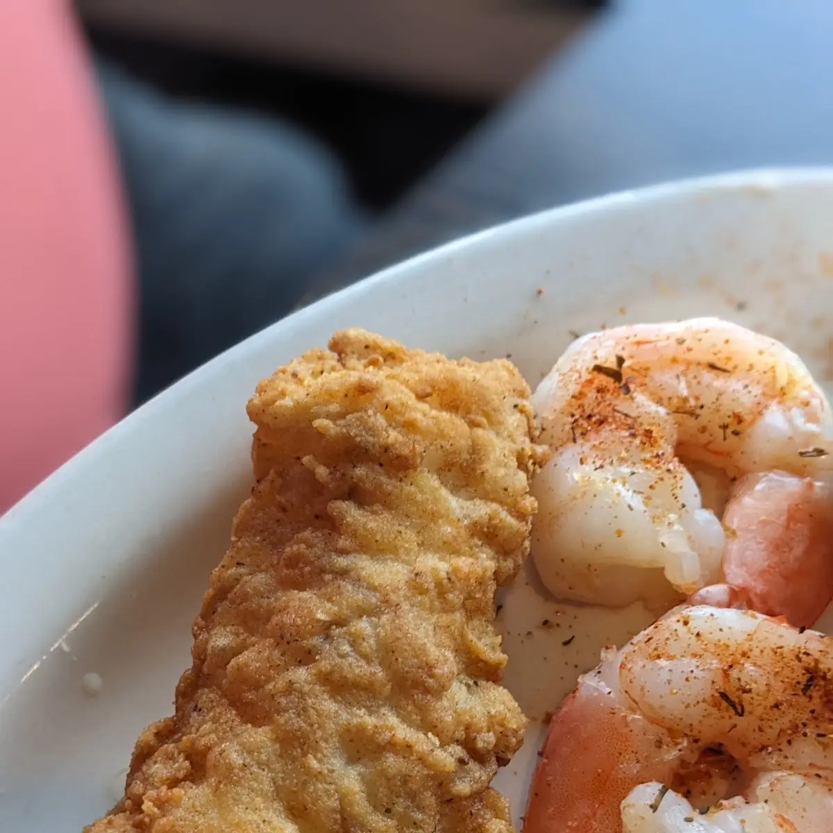 Cod Dinner with Grilled Shrimp