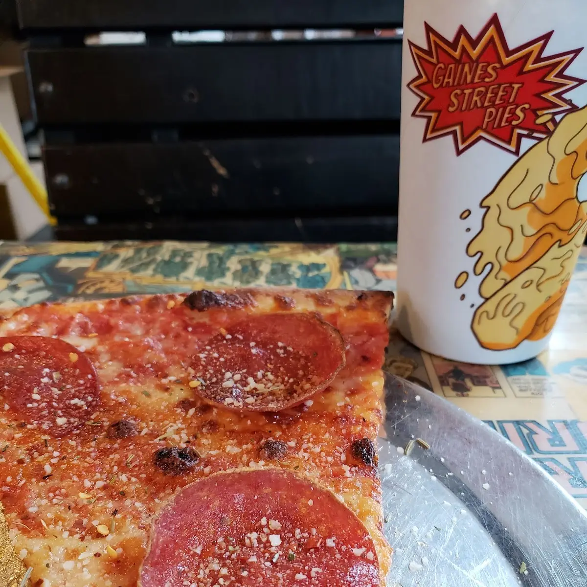 Pepperoni Pizza Slice & Drink