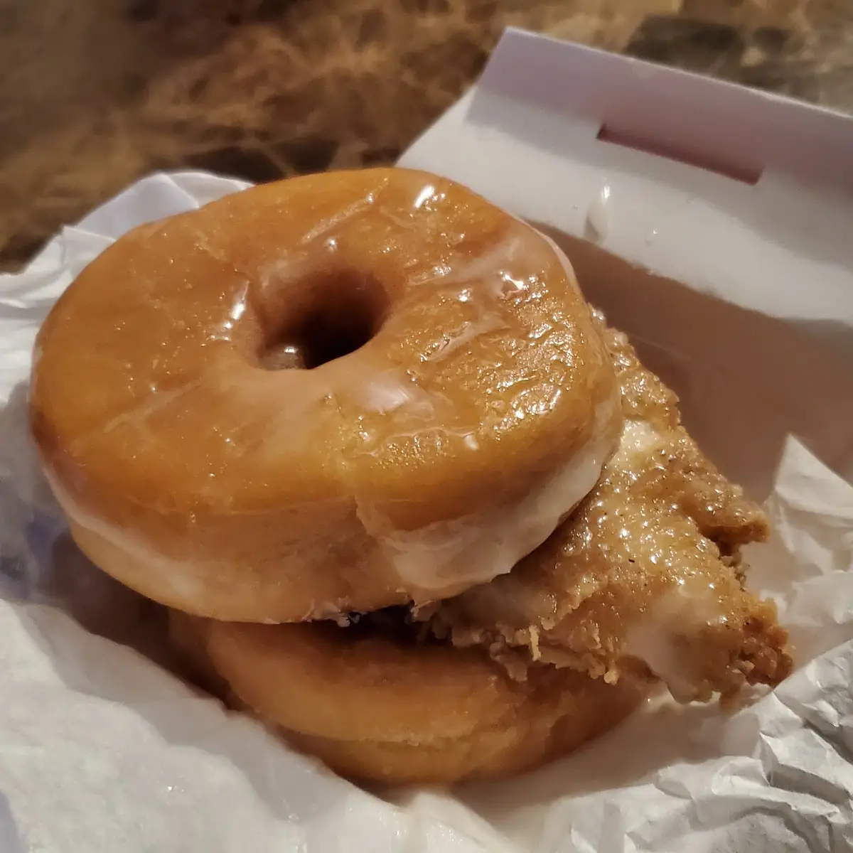 Doughnut Chicken Sandwich