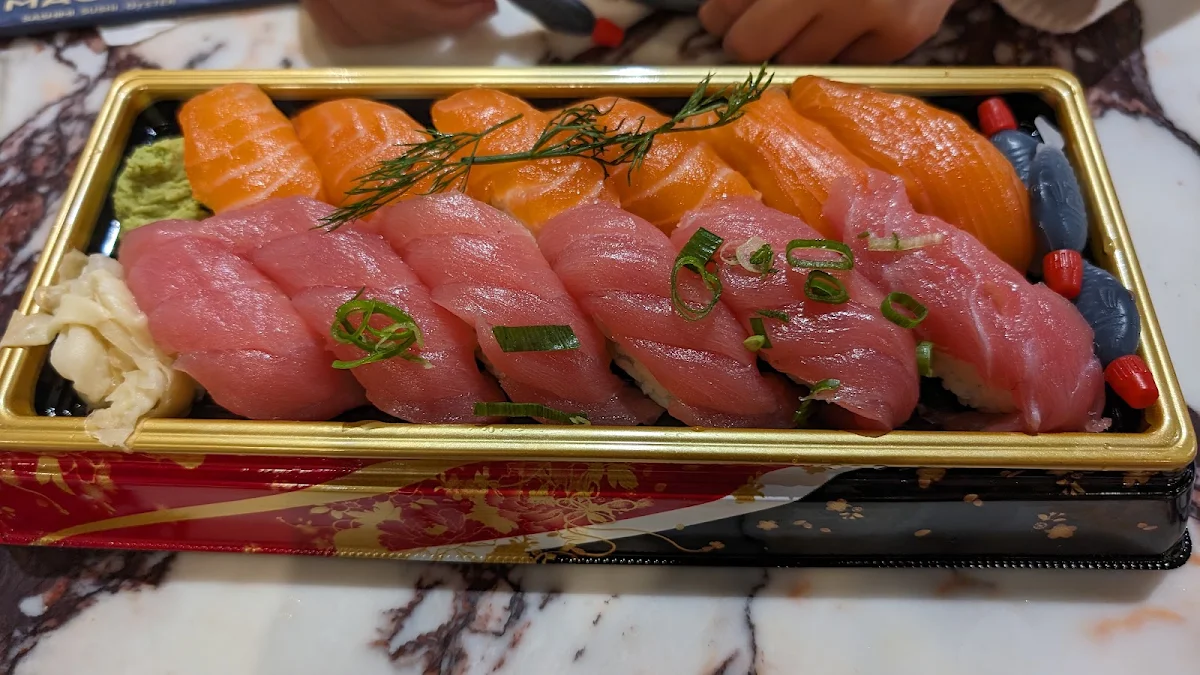 Tuna and Salmon Nigiri, Maguro Bar - Glen Waverley