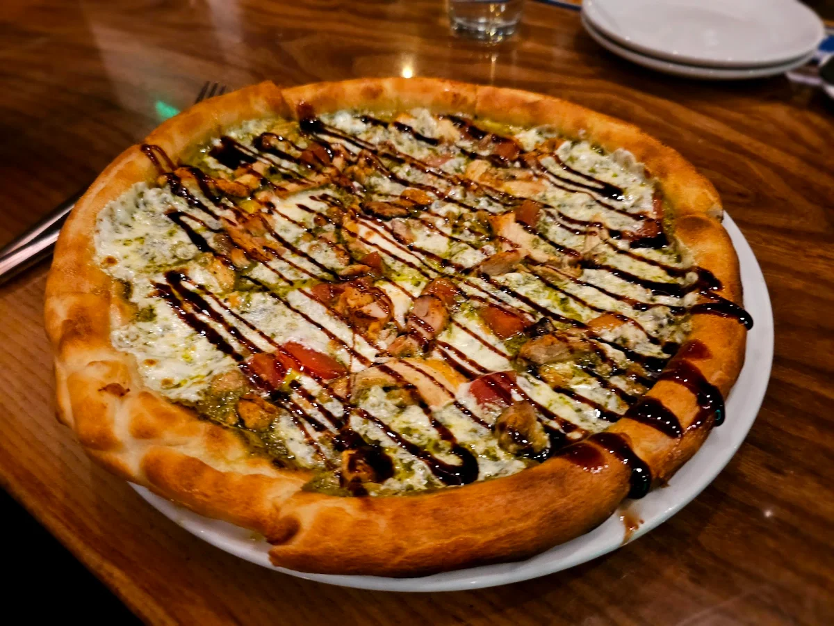 Pesto Chicken Pizza