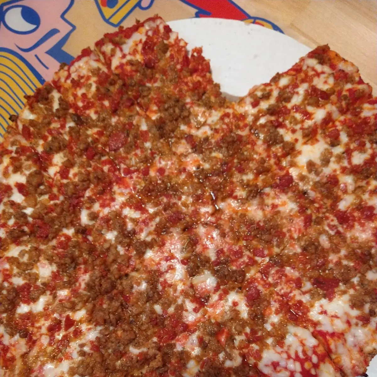 Pepperoni and Sausage Pizza