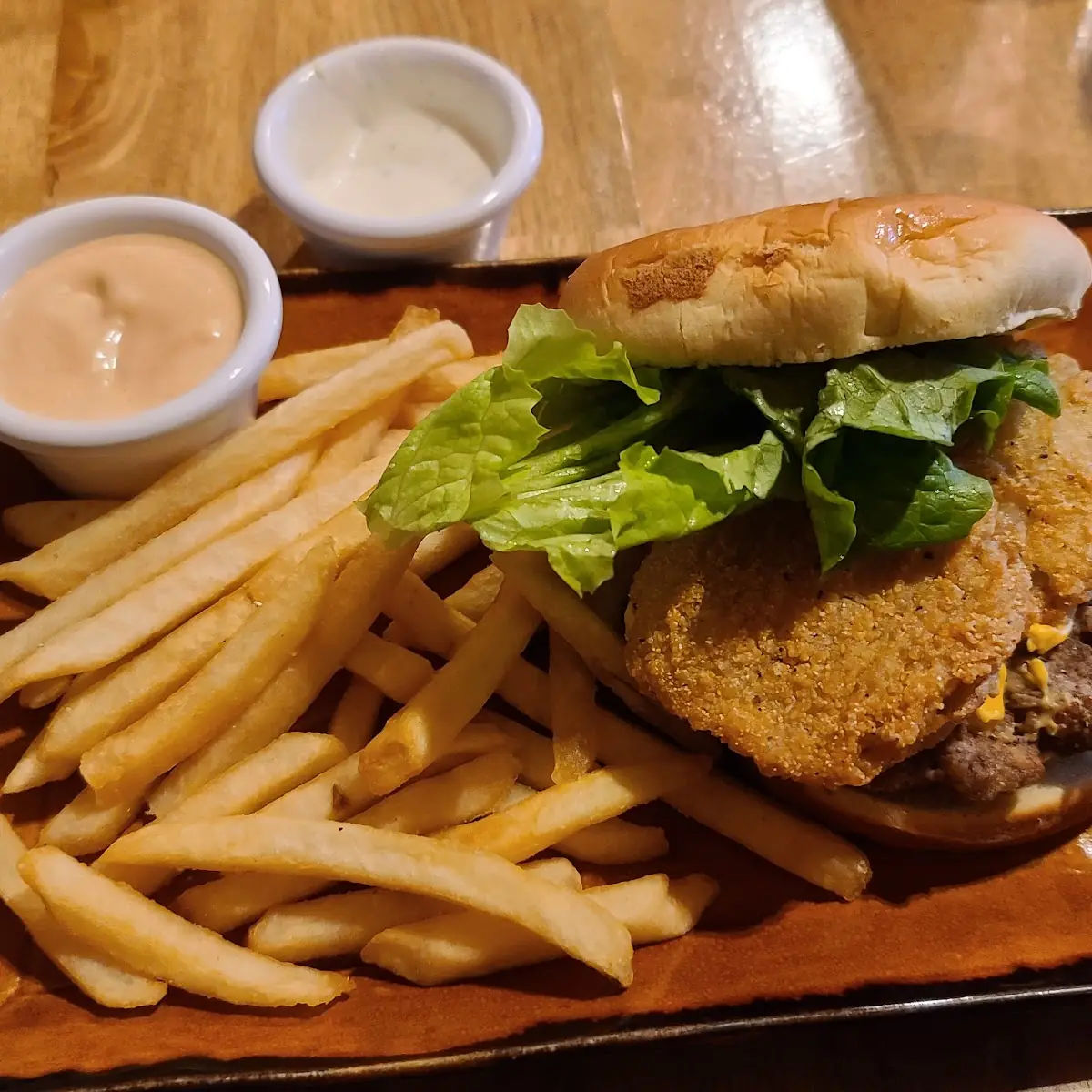 Fried Green Tomato Burger