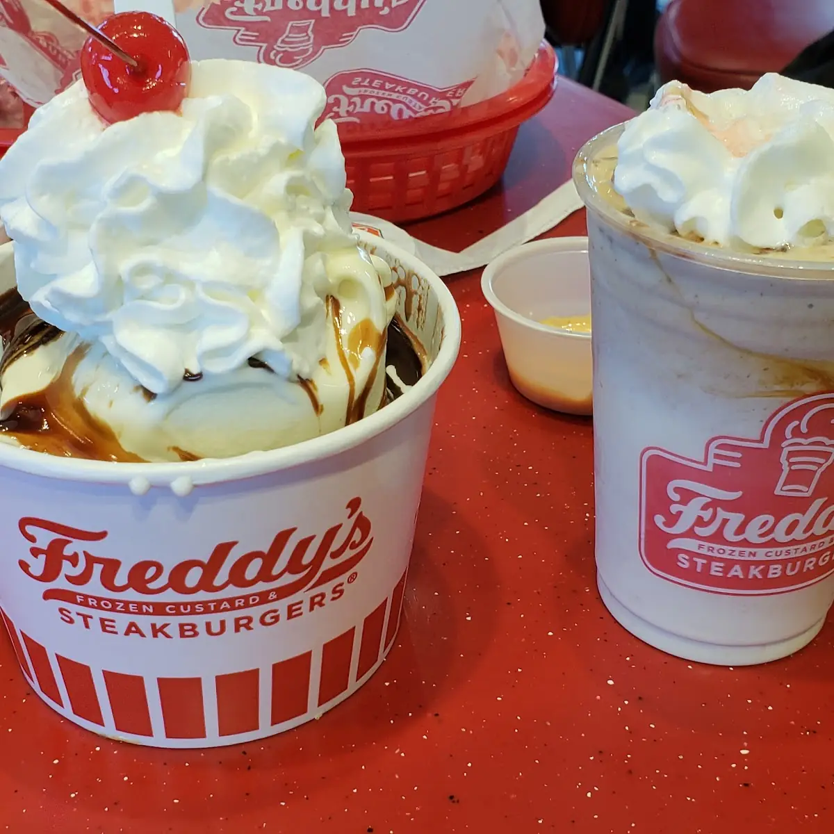 Hot Fudge Sundae and a Turtle