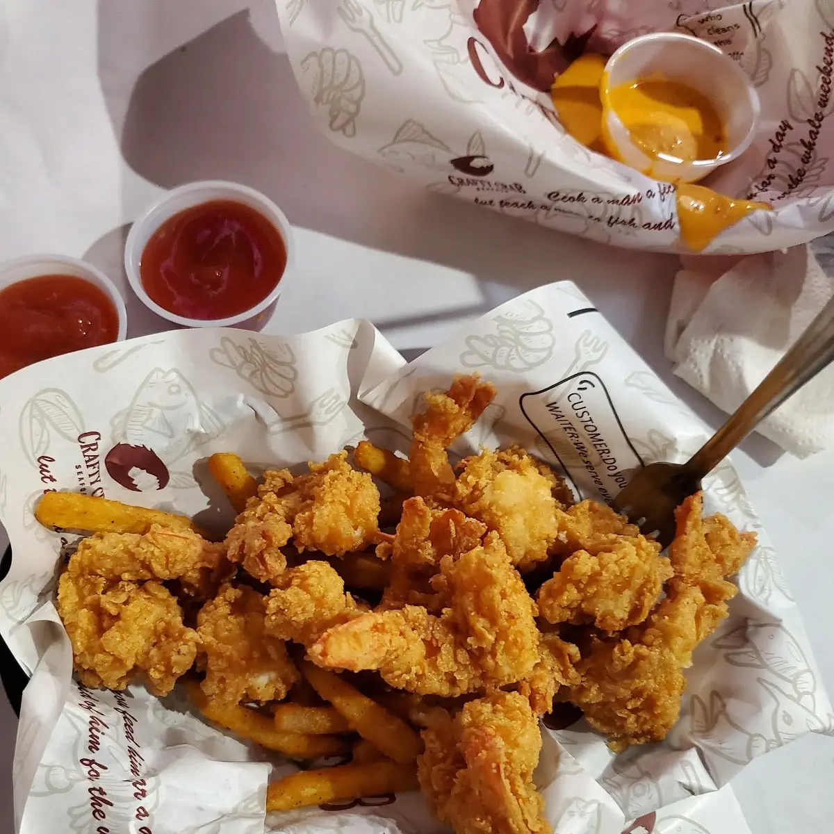 Fried Shrimp Basket 10 Pieces
