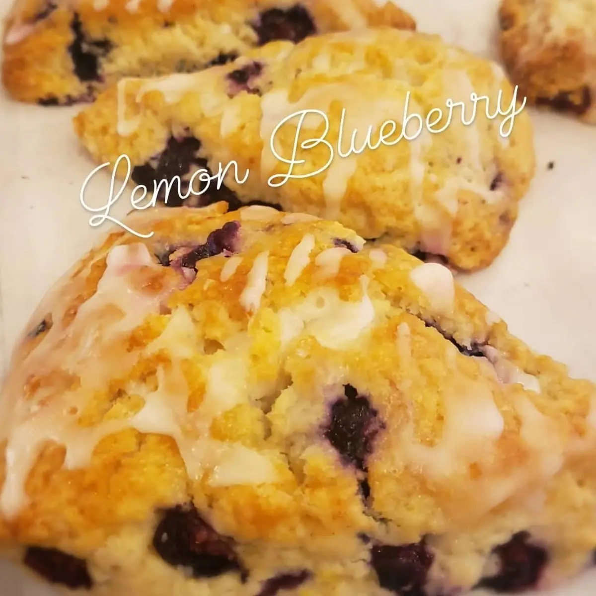 Lemon Blueberry Cobbler