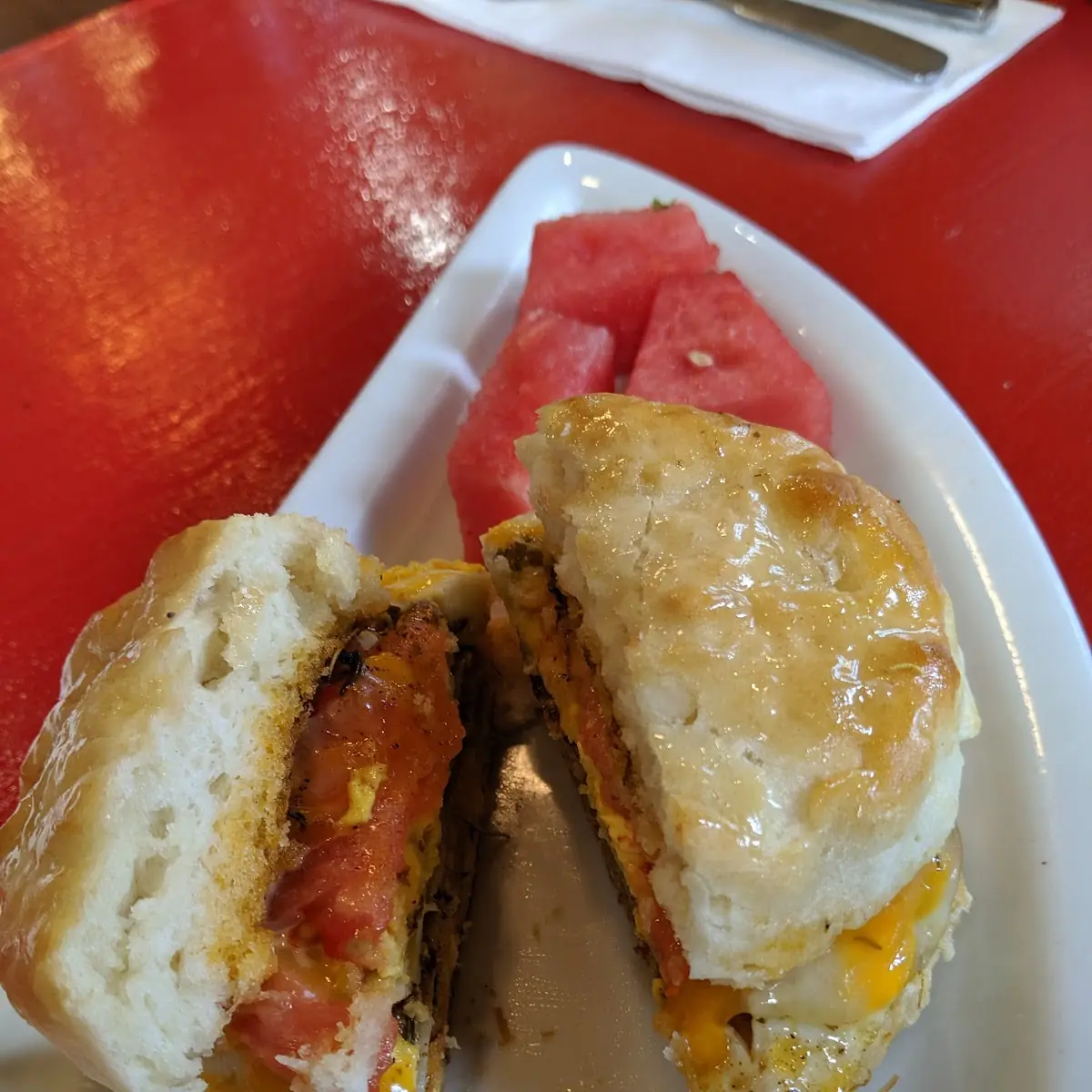 Breakfast Sandwich with Turkey
