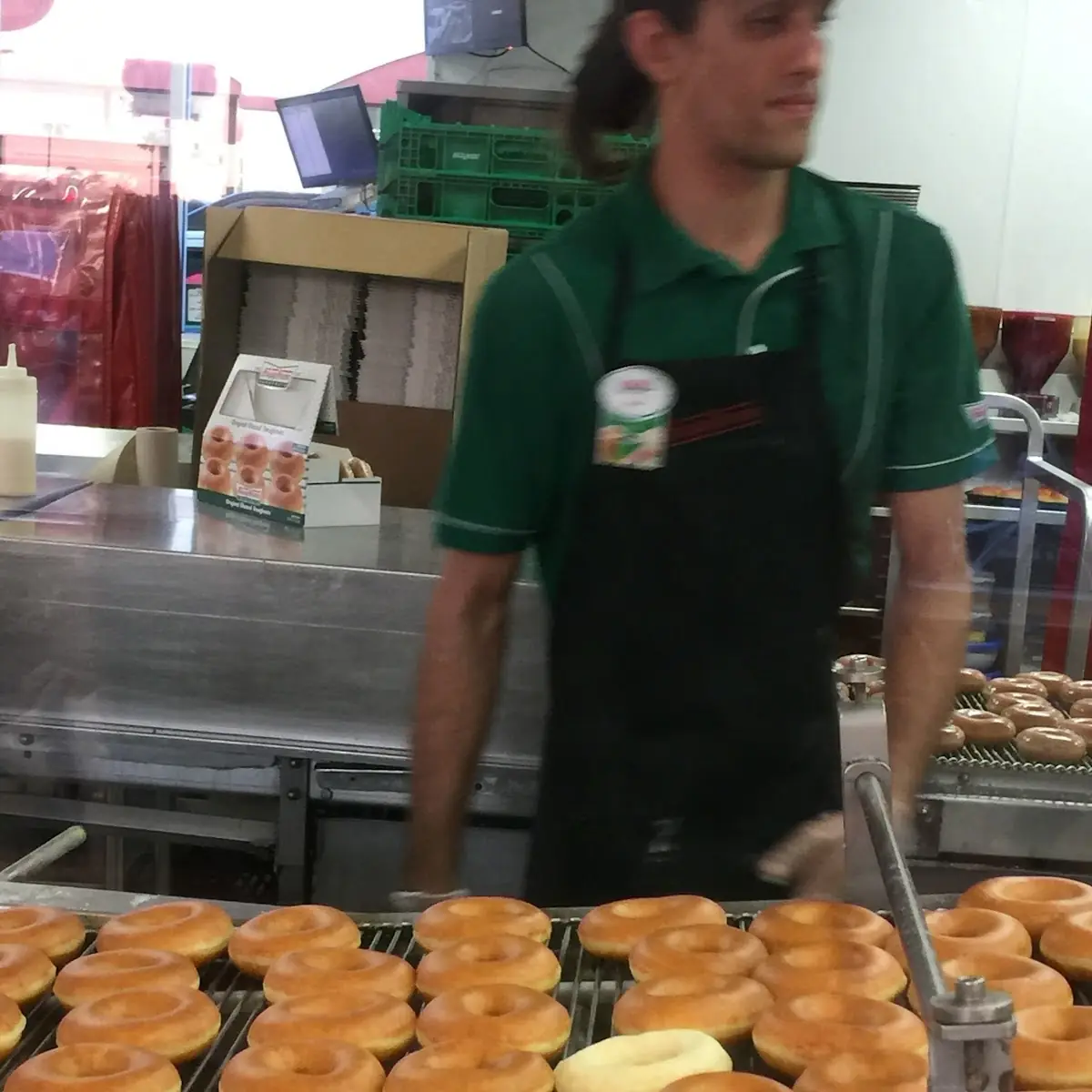 Warm Glazed Donut