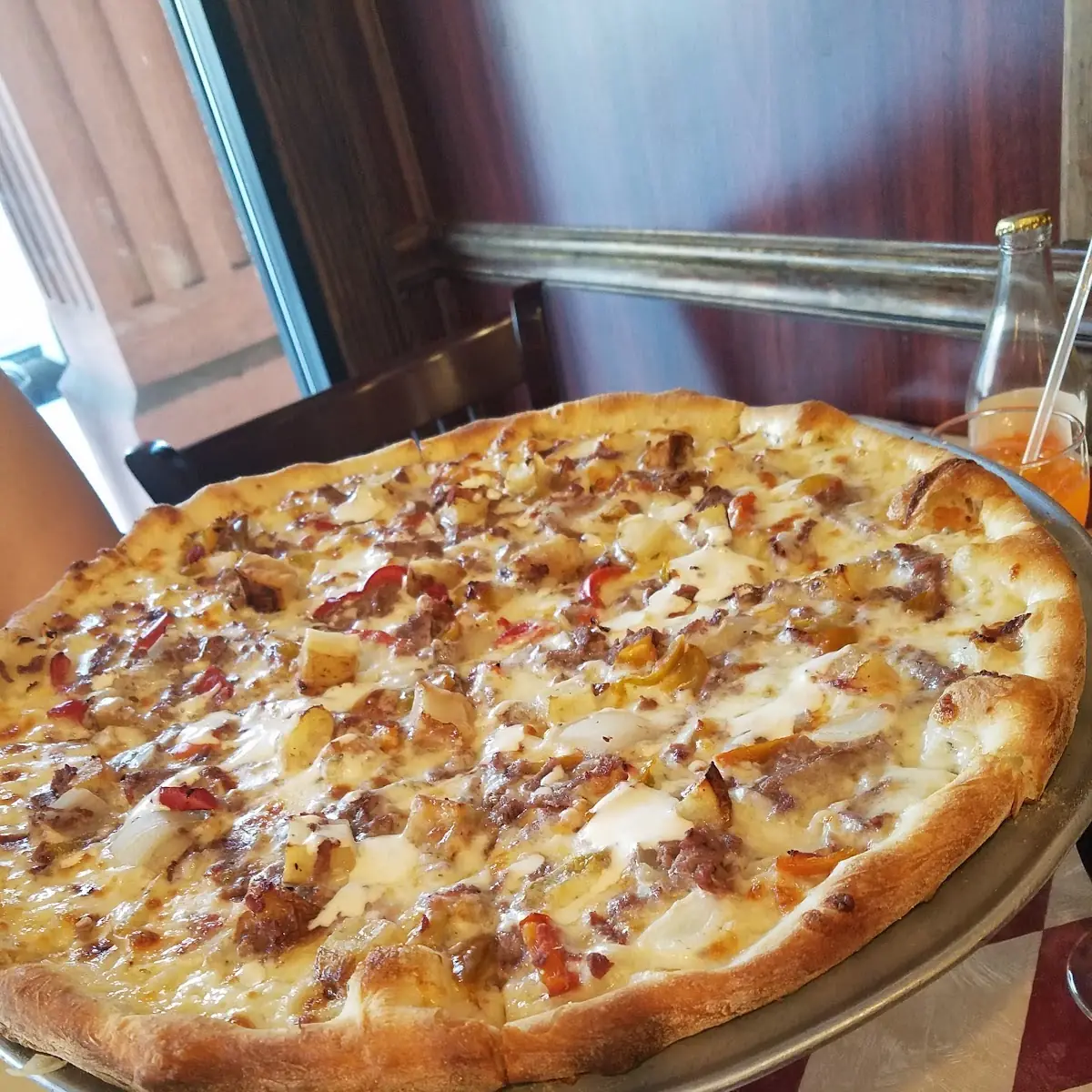 Cheese Steak Pizza