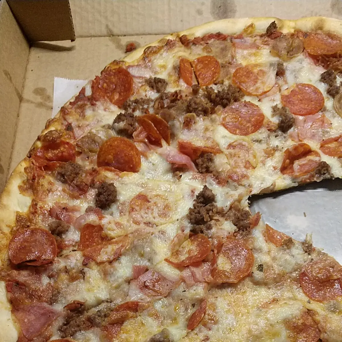 3 Meat Pizza