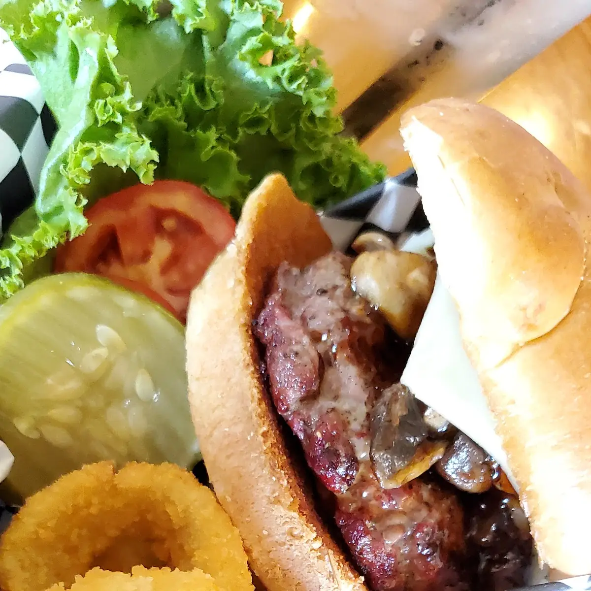 Teriyaki Mushroom Burger