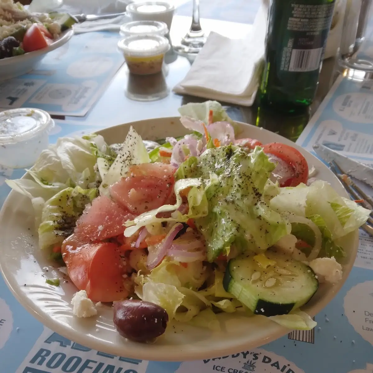 Greek Salad Comes with Meal
