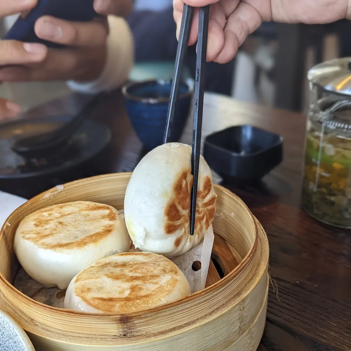 Pan-Seared Pork Buns