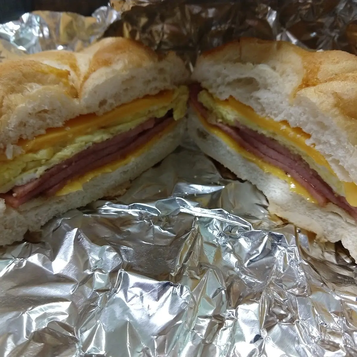 Breakfast Sandwich -- Egg Cheese Taylor Ham