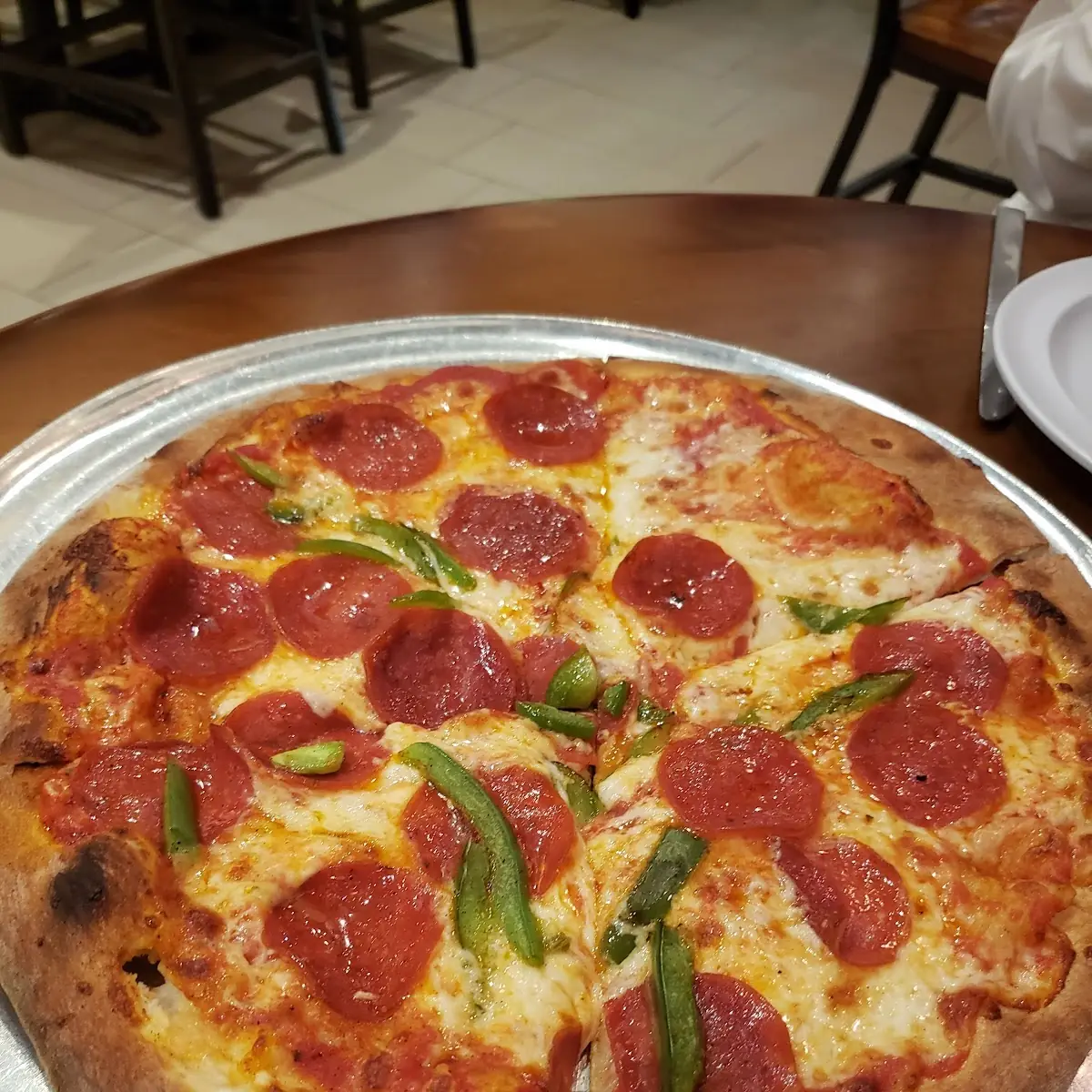 Cauliflower Pepperoni Pizza