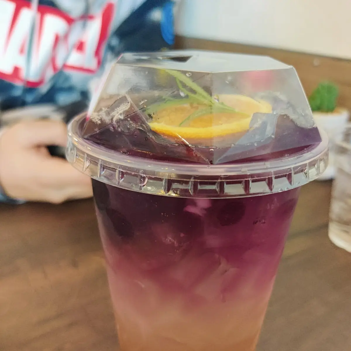 Bubble Tea Honey Lemon with Grass Jelly