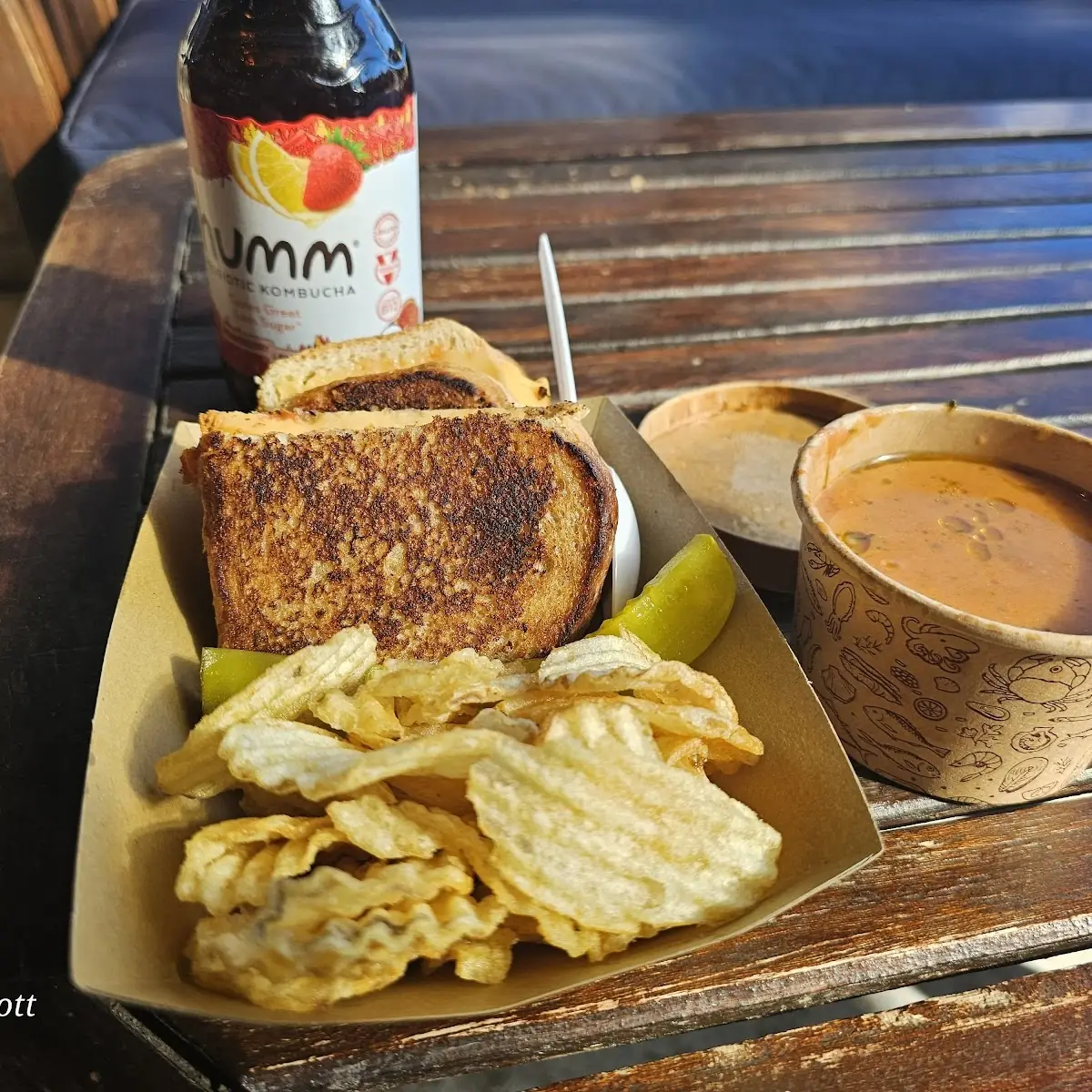 Grilled Cheese with Tomato Soup