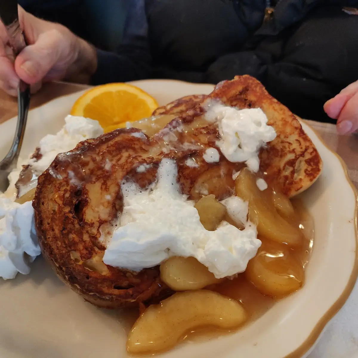 Apple French Toast Breakfast