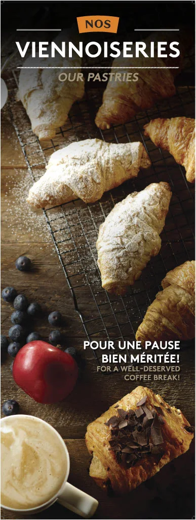 Croissant Gourmet Aux Herbes de Provence, Café Van Houtte