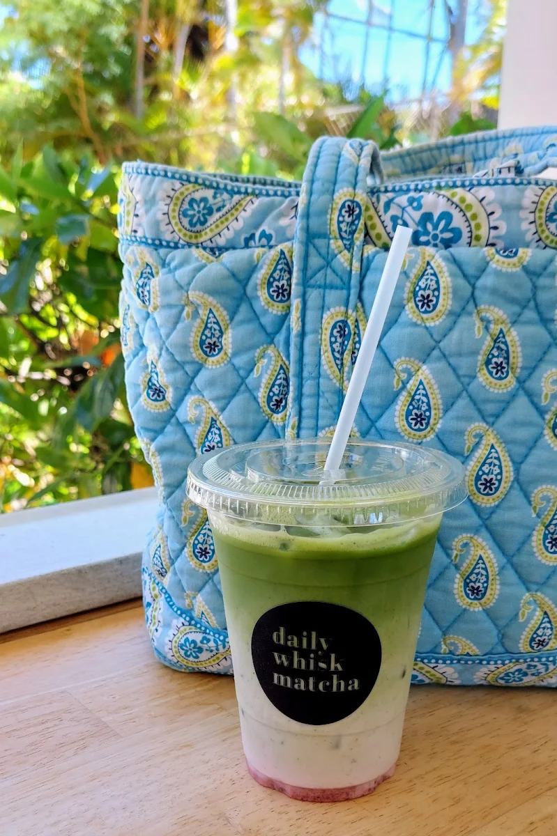 Strawberry Matcha Latte Light Syrup