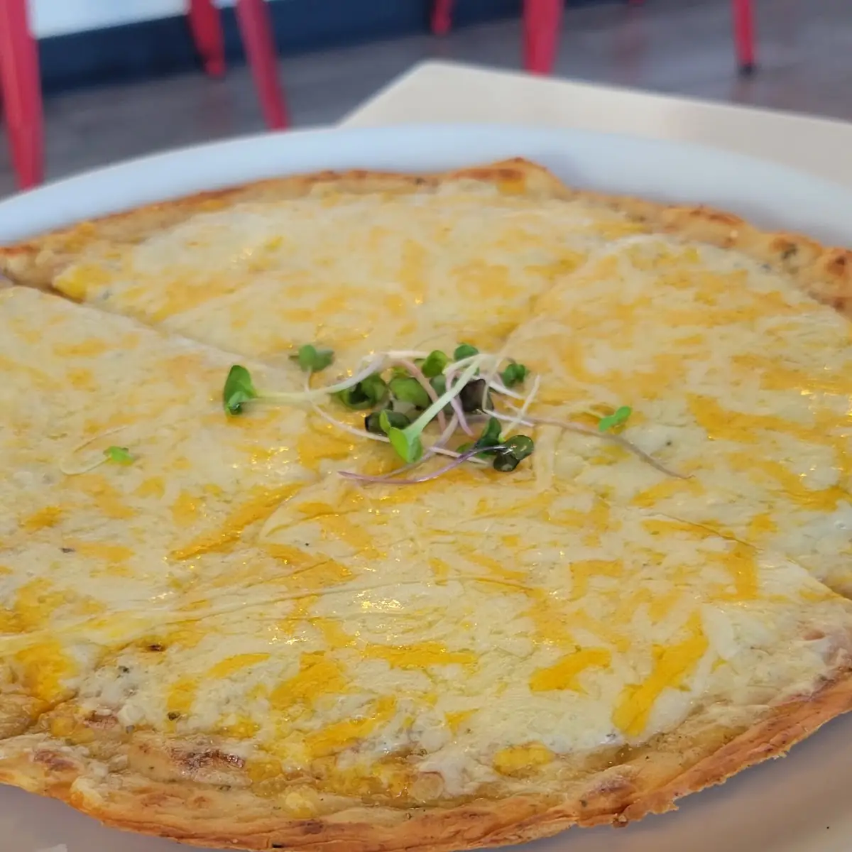 Cauliflower Cheese Pizza