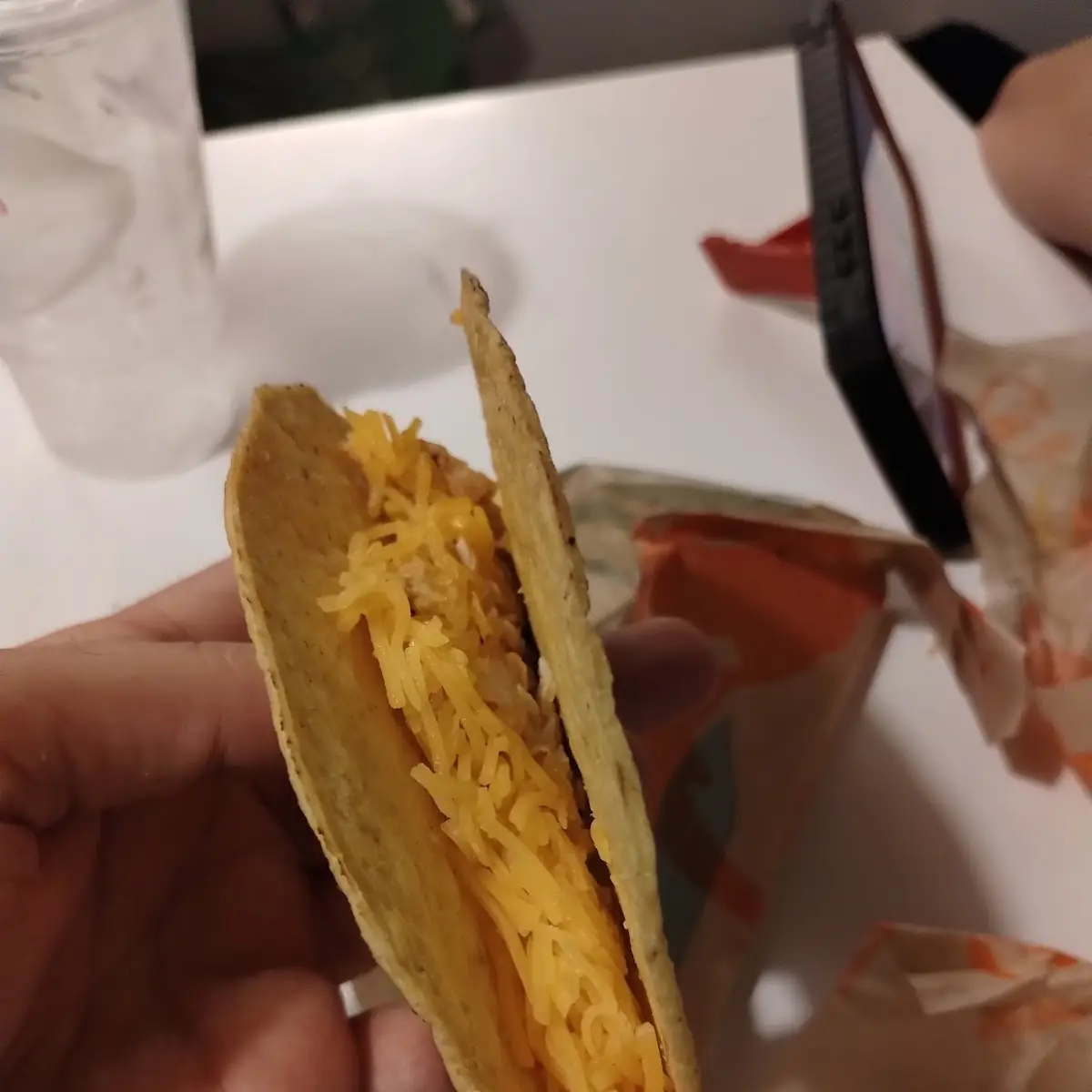 Failed Crunchy Beef Taco