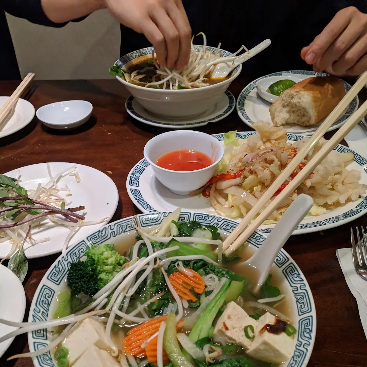 Tofu with Mixed Vegetables Pho Tai