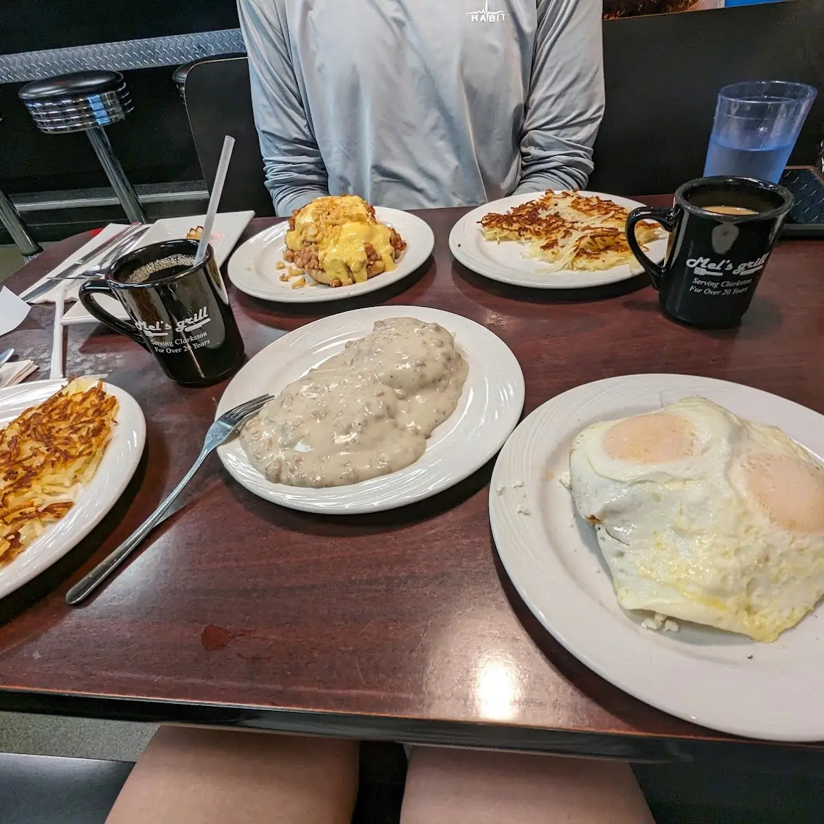 Eggs with a 1 2 Biscuit & Gravy