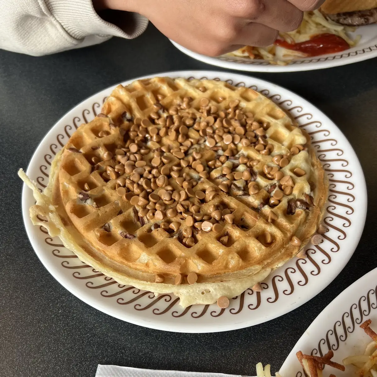 Pecan Chocolate Chip Waffle