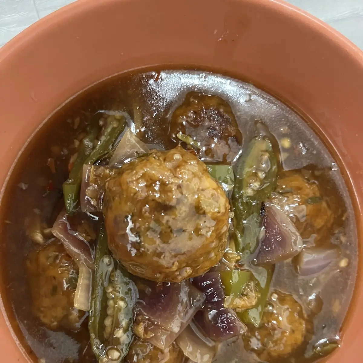 Veg- Manchurian Thick Gravy