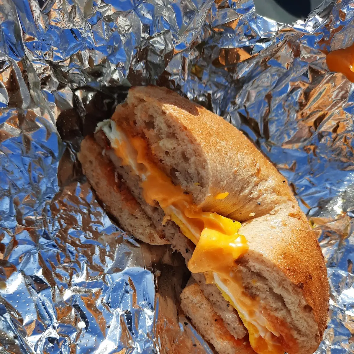 Pork Roll Egg and Cheese Sandwich