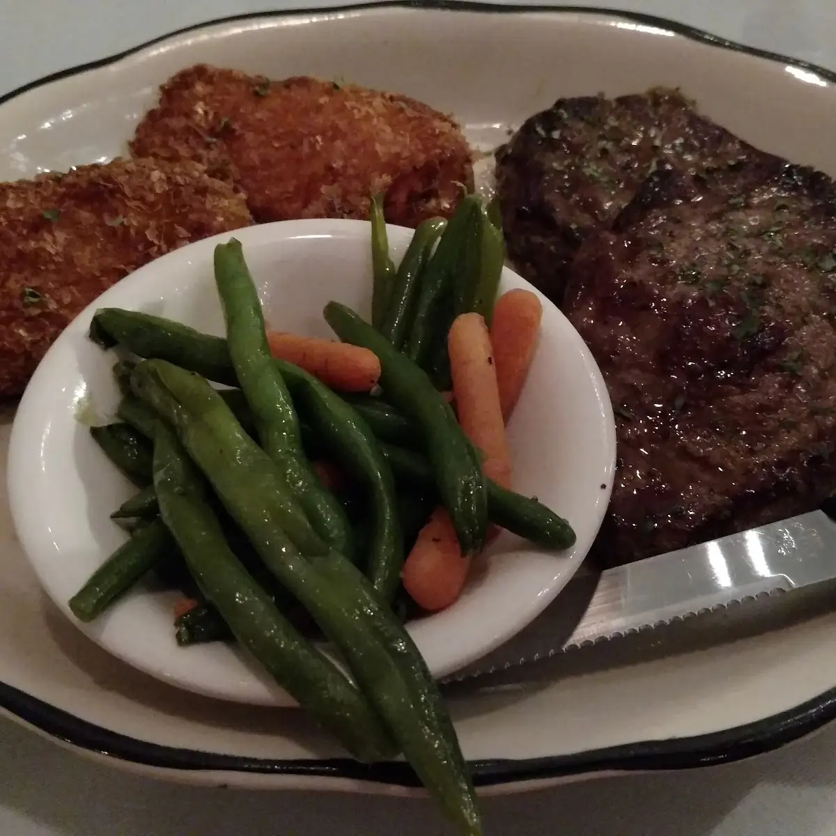 Mashed Potatoes and Vegetable