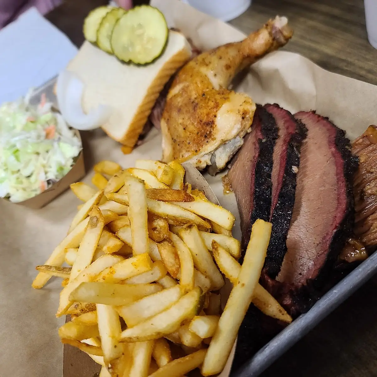 Ribs Tri Tip Brisket Plate