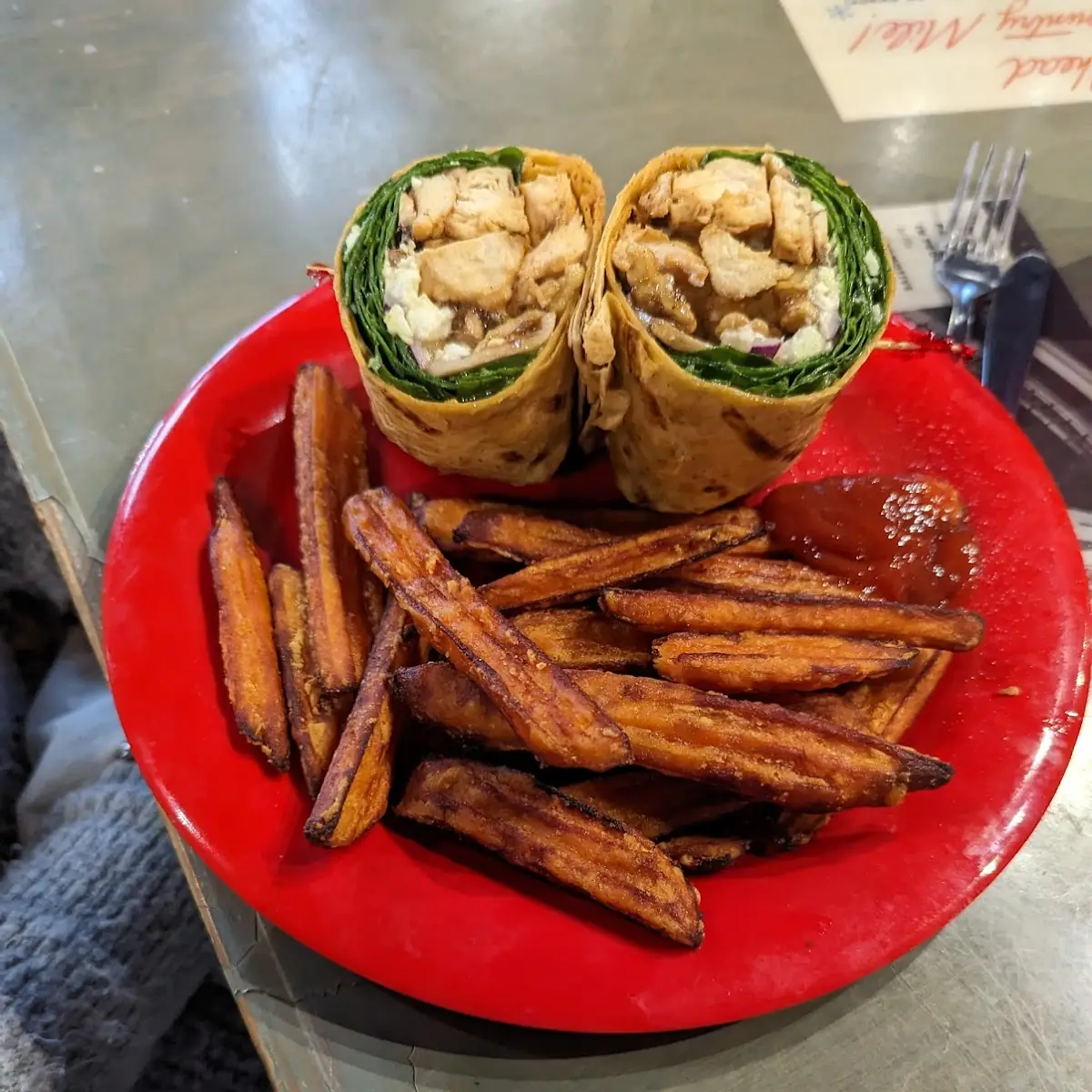 Cajun Chicken Caesar Wrap