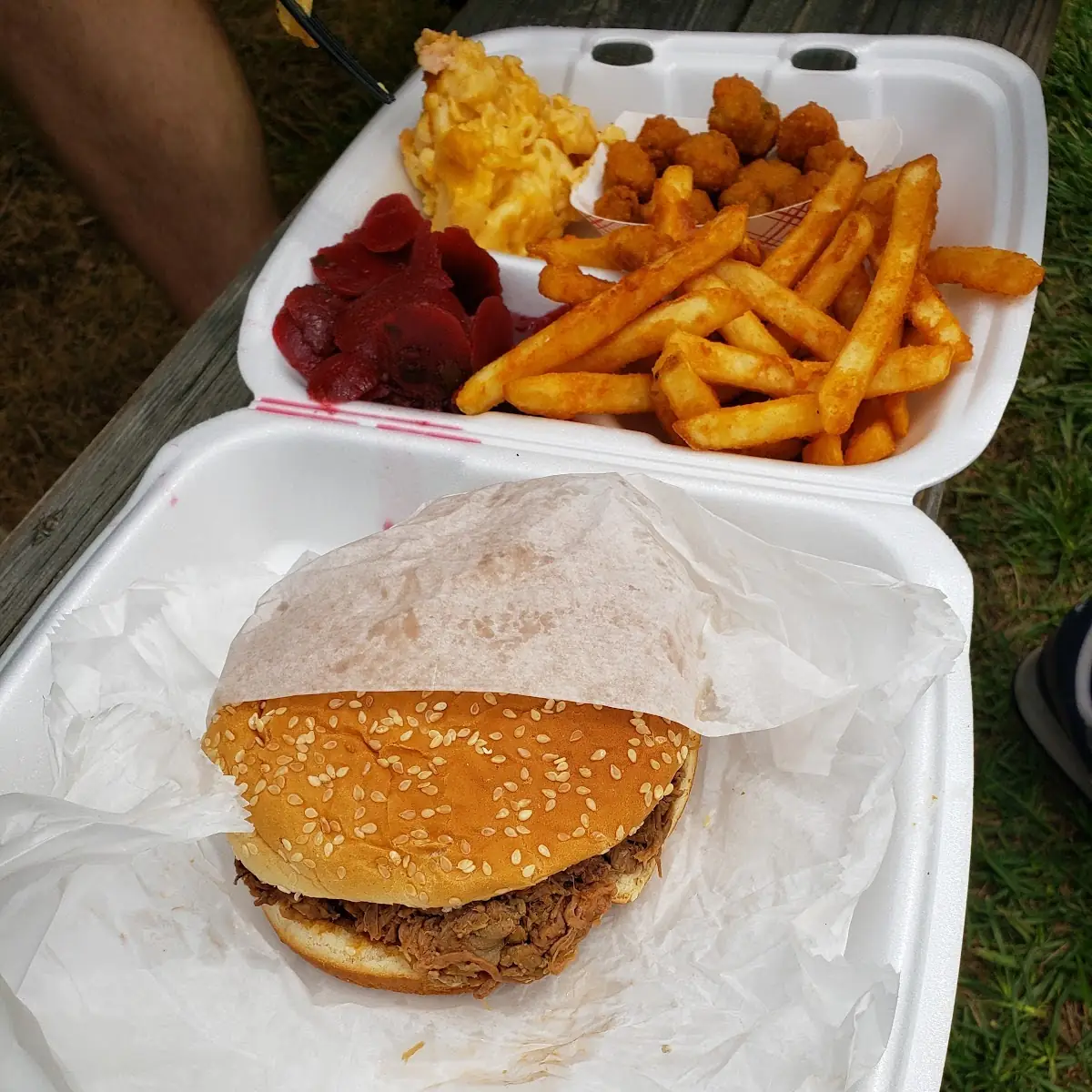 Pulled Beef Brisket Sandwich
