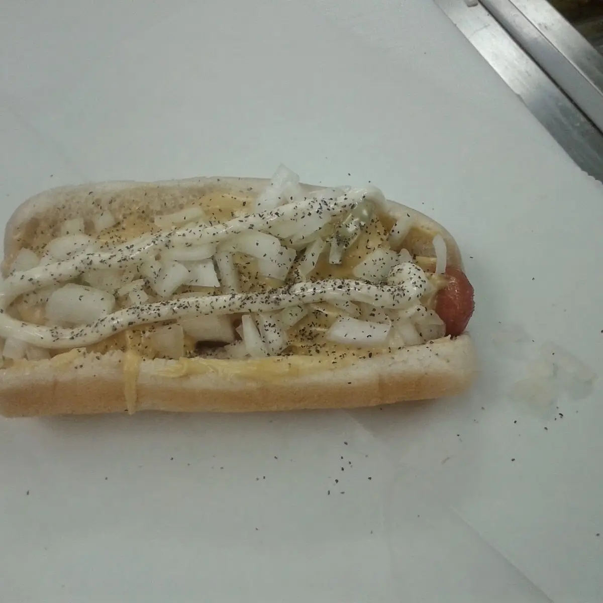 Hot Pepper Cheese Dog