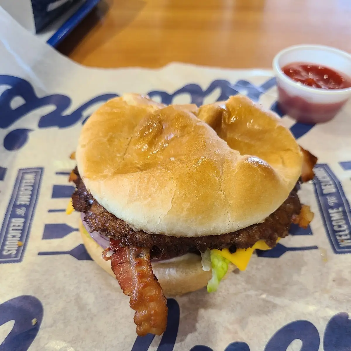 Culvers Bacon Cheeseburger
