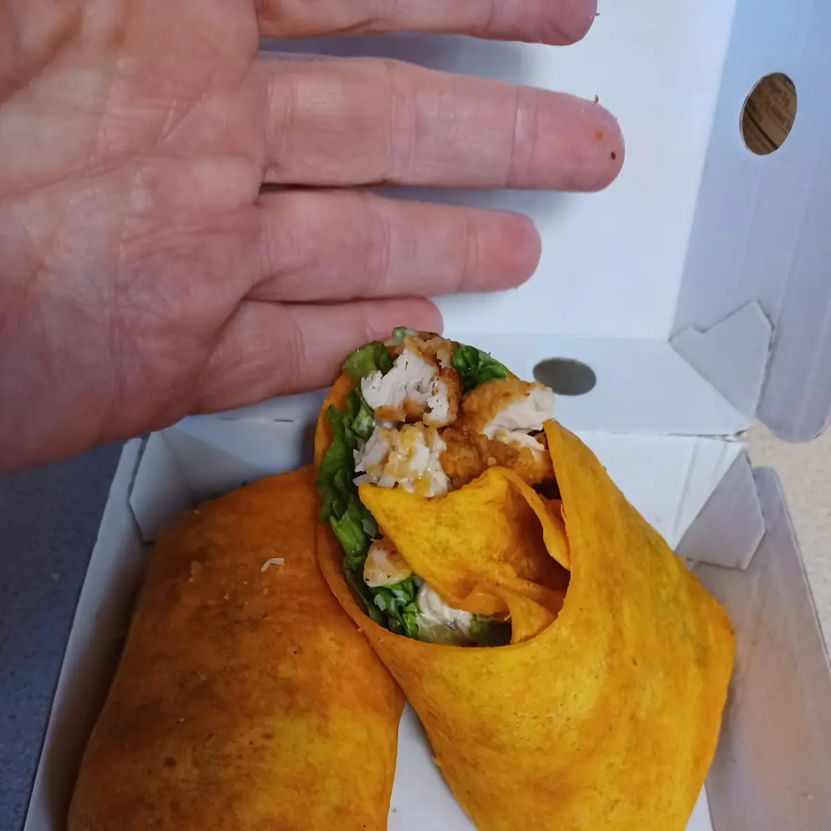 Slims Crispy Chicken Wrap