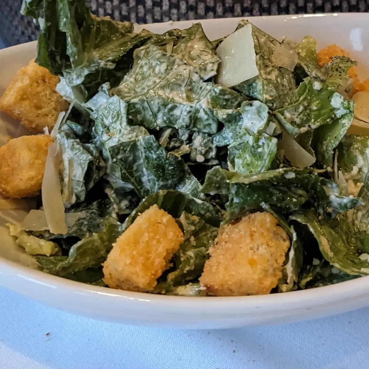 Cesar Salad Was Fresh and Crisp